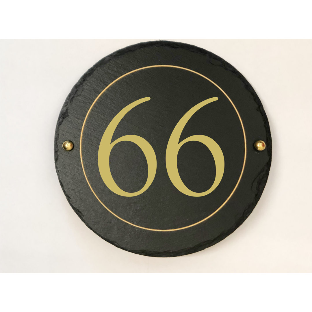 9in. Easingwold Surface/Flush Mount House Number
