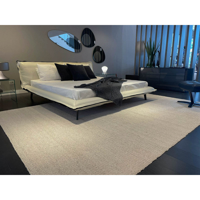 Amara Rectangle Area Rug in Light Gray, Rectangle 10' x 14'