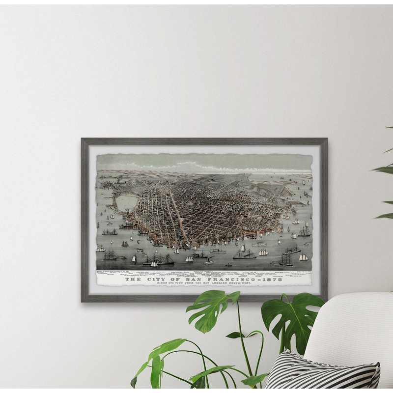« the city of san francisco » par marmont hill, reproduction d’image sur papier, H 12 po x l 18 po