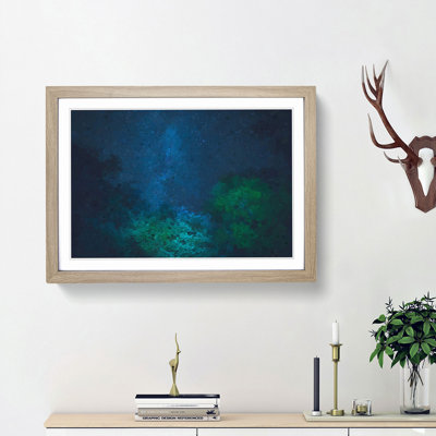 Stars Above a Forest in Canada - Picture Frame Graphic Art Print