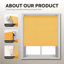 Thermal Blackout Roller Blind - Trimmable Cut to Size - Heavy Duty Metal Tube-1274649706-1268557035