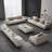 Kunming Square Arm Sofa with pillows-103850059-103850060