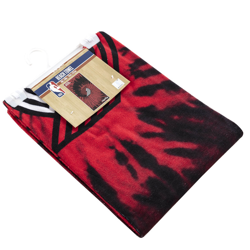 Psychedelic Beach Towel, NBA Trailblazers