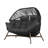 Alpharetta Cuddle Wicker Outdoor Lounge Chair with Cushion