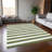 Washable Striped Indoor / Outdoor Rug-1799433725