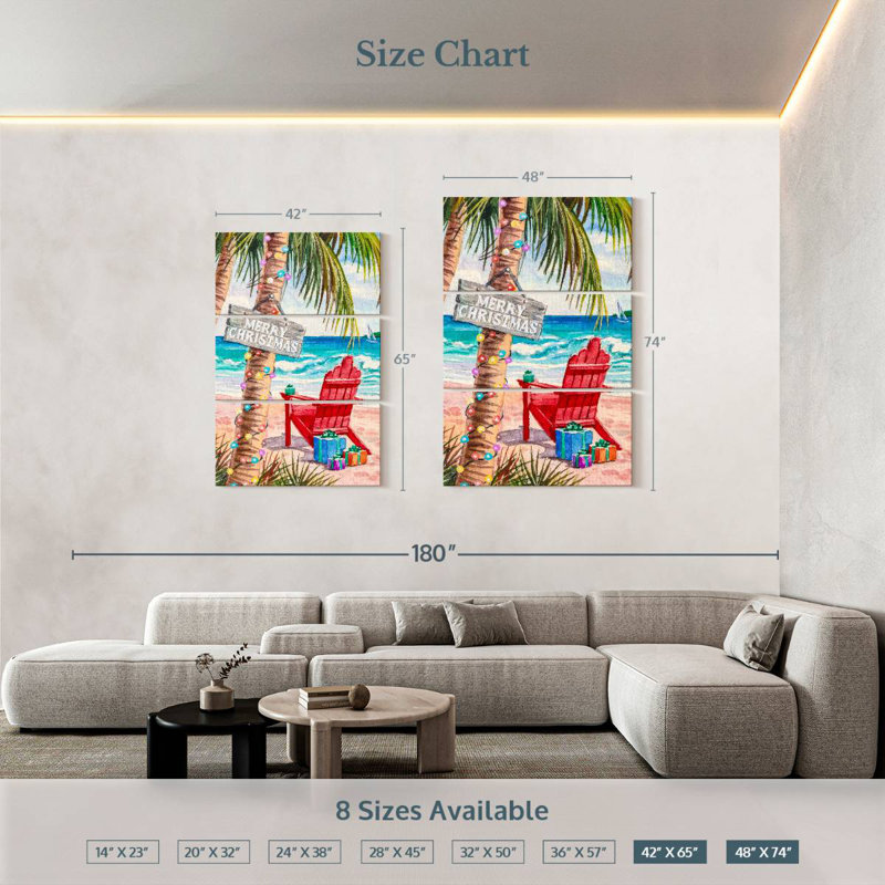 Lelend Christmas Vacation, 74" H x 48" W