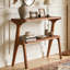 Table de rangement, table de bout compacte, table d'appoint en bois-1307822461