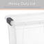 Boîte de rangement transparente Superio avec couvercle, bacs de rangement en plastique de 2,5 pintes pour l'organisation, caisses empilables, sans BPA, non toxiques, sans odeur, organisateurs, paquet de 4-1245397961
