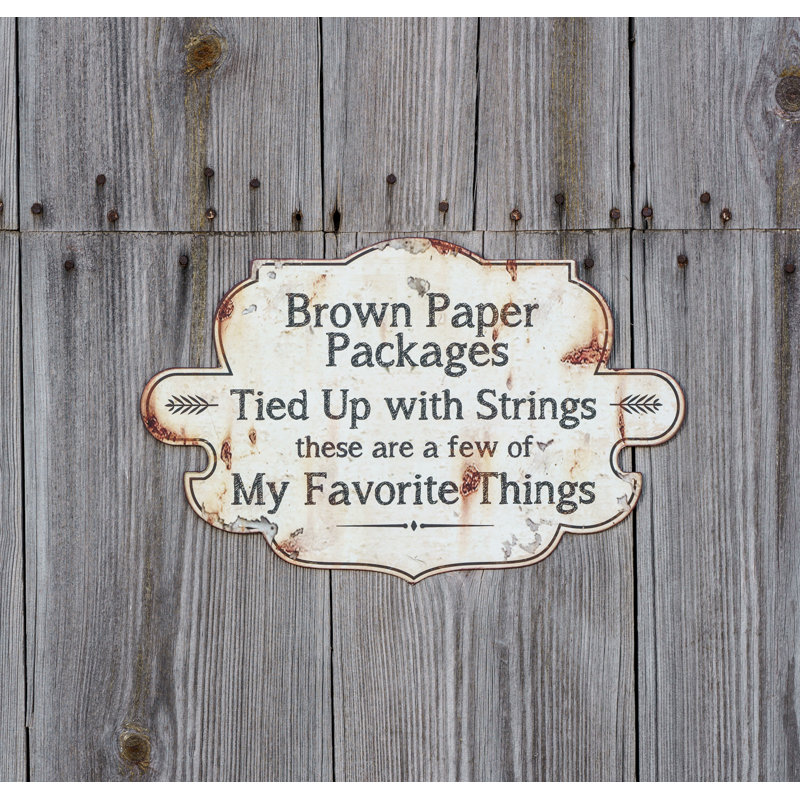 Favorite Things Sign