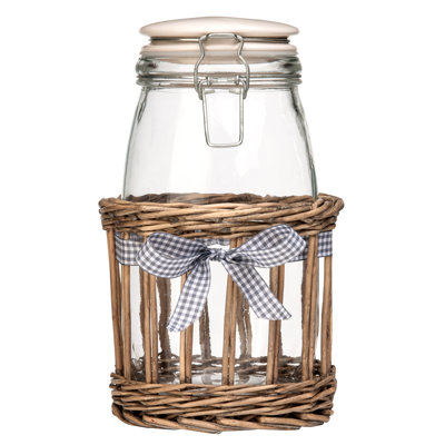 Cosy Bungalow Glass Jar
