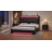 Bed Frames with Storage Headboard & 4 Drawers, LED Bed Frame with Charging Station, Upholstered Platform Bed,No Box Spring Needed-448931454-448390141