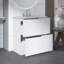 Meuble-lavabo autoportant de 30 po avec lavabo en céramique-647134504