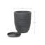 Pot à fleurs rond Clumm ECOBO EcoFriendly, utilisation intérieure Ravina, utilisation quatre saisons-995042342-995042343