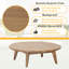 MIMO 5-Seater Solid Wood Outdoor Sofa Set with Round Coffee Table