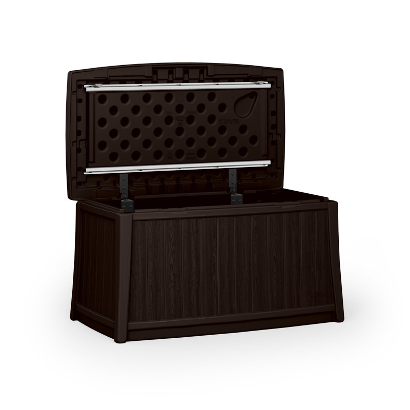 Suncast® Coffee Table with Storage, Brown / Java