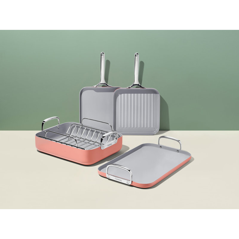 Caraway 5Pc Square Cookware Set, Perracotta