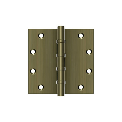 Deltana DSB55B5 charnières carrées 5 po x 5 po, roulement à billes en laiton antique