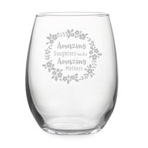 Mother's Day Gift Guide: Drinking Glasses by Snazzy Glass - Third