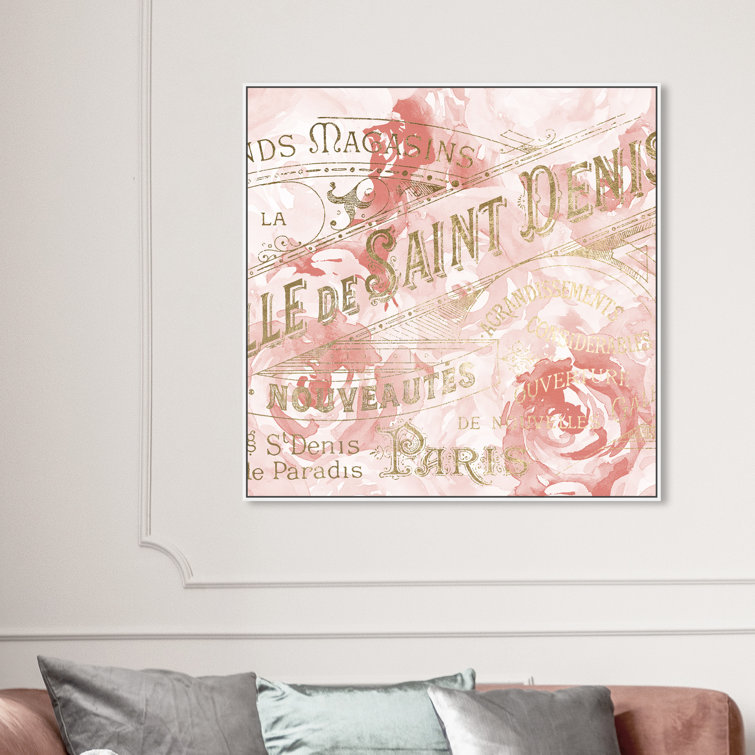 Oliver Gal 'LV Petals' Fashion and Glam Wall Art Canvas Print