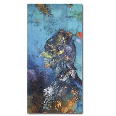 "Kaeya The Green Man" par Nick Bantock, impression sur toile tendue