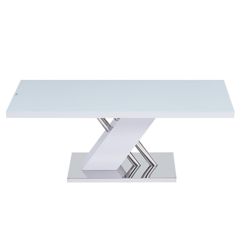 Kaylianne Glass Top Single Coffee Table, 18" H x 24" L x 48" W
