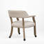 Fauteuil Caster - 4,5 po d'épaisseur pour une assise confortable