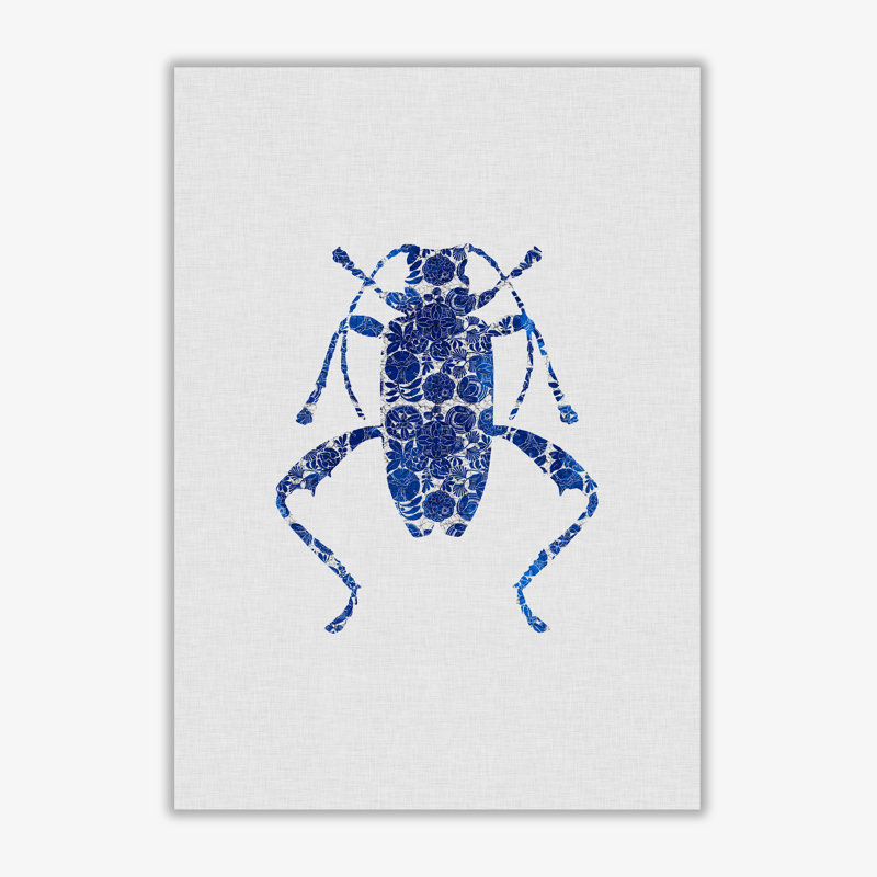 Blue Beetle IV - Print, No Frame, 30 cm H x 21 cm W x 1 cm D