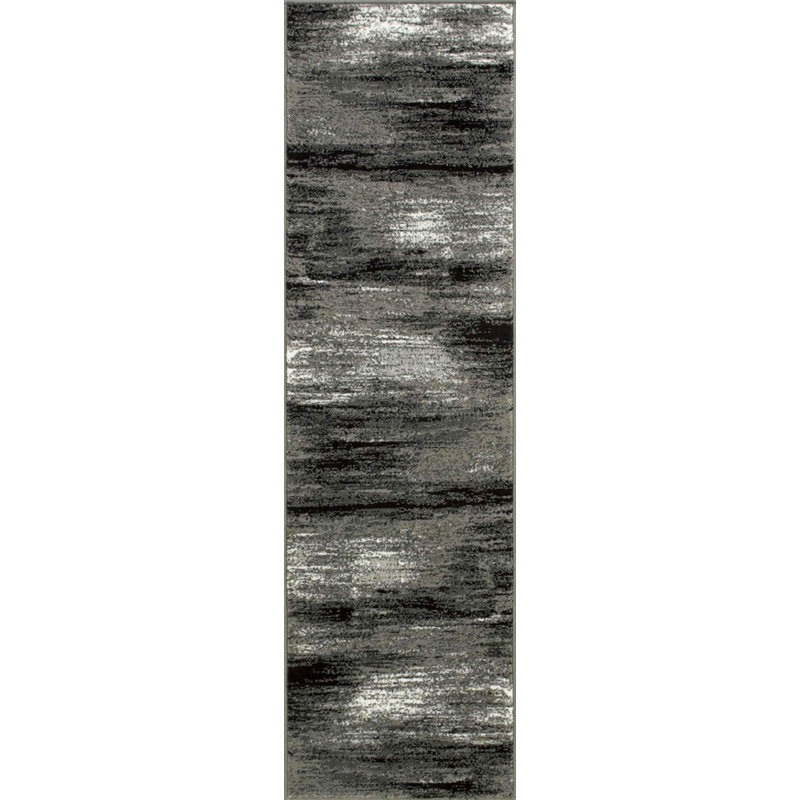 Abstract Indoor Rug, Runner 2' x 7'