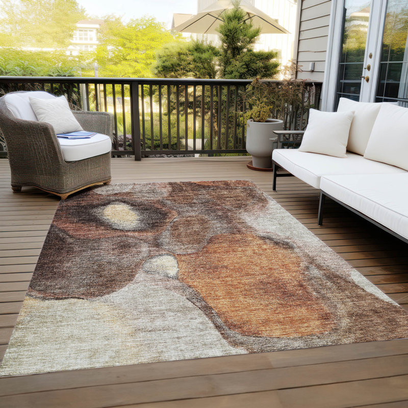 Tapis rond lavable en machine Cicel ACN1177, Rectangle 10 pi x 14 pi