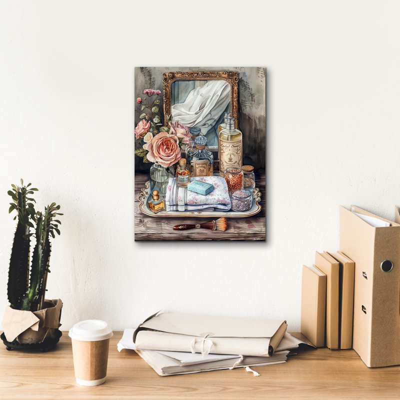 «Bath Salts» par Momart, art mural sur toile, 12 po x 16 po, H 16 po x l 12 po x P 0,75 po