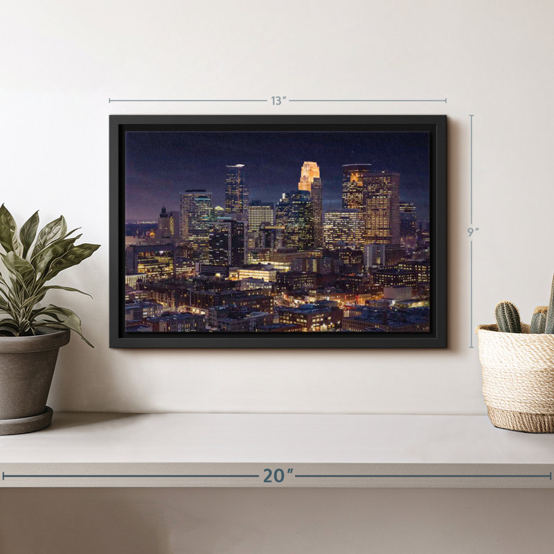 Impression sur toile Minneapolis, H 9 po x l 13 po