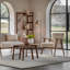 Nayla Upholstered Solid Wood Armchair-2057950067