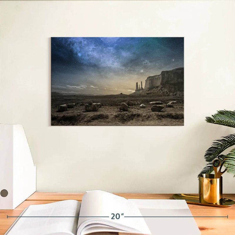 Alvord Simple Night Sky, 8" H x 12" W
