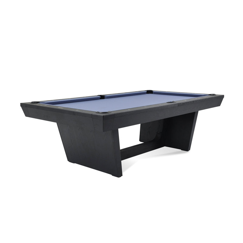 Kaci 8' Slate Pool Table In Black Ash