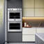 Four mural double en acier inoxydable Forno Vomero, 10 pieds cubes Four à convection 7100 Watts