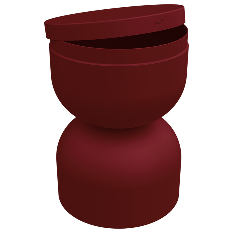 Piapolo Outdoor Side Chair , in. W in. D, Chili Red