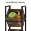 Mitsuko 14.57'' W Metal Storage Rack-401879608