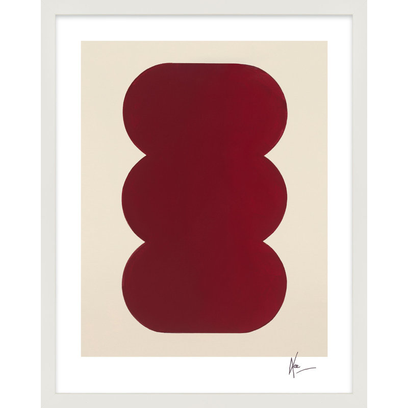 Keyhole 1 Painting by Lee Lessem, 30" H x 24" W x 1.25" D, White Framed