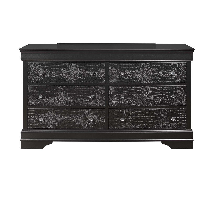 Commode grise métallique Shaker, Gris métallisé