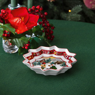 Villeroy & Boch Toy's Fantasy Christmas Small Bowl, Premium Porcelain, Festive Design