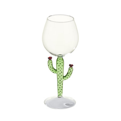 Verre à vin aztèque, tige de cactus, ensemble de 4