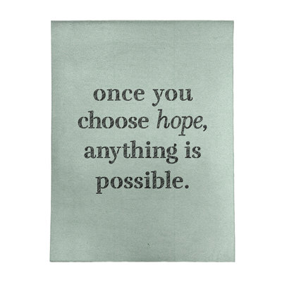 Quotes Chenille Indoor Rug