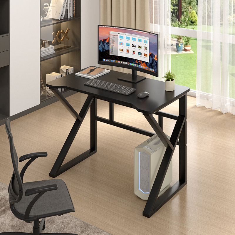 Steel Computer Desk, Black