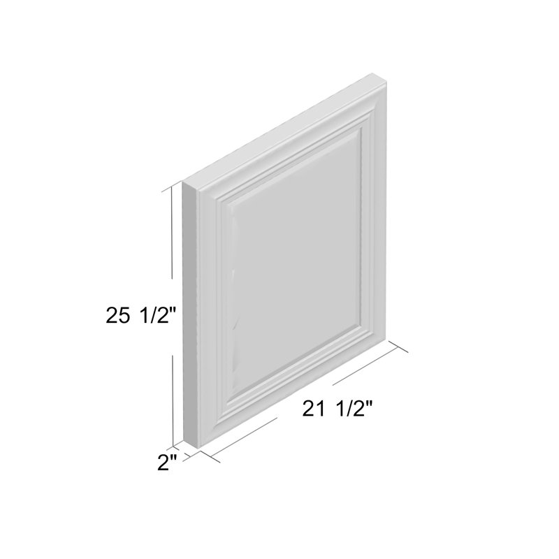 Miroir mural Seeman, H 25,5 po x l 21,5 po