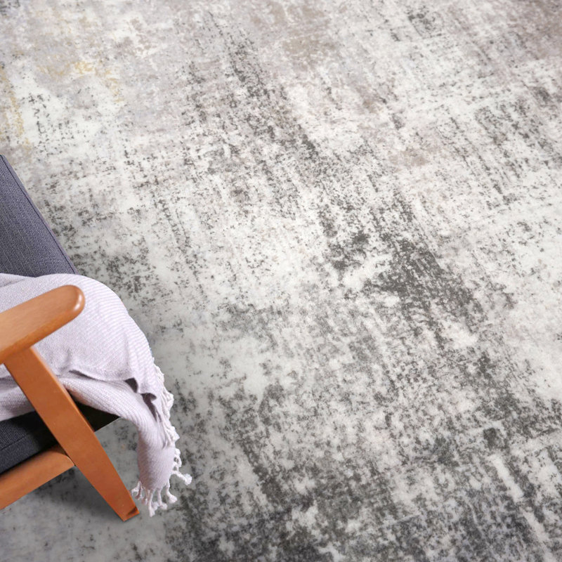 Washable Area Rugs Non Slip Bedroom Rug Living Room Rugs with Rubber Backing, Rectangle 9' x 12'