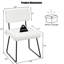 Chaise d'appoint rembourrée en velours Nikitia-967706645