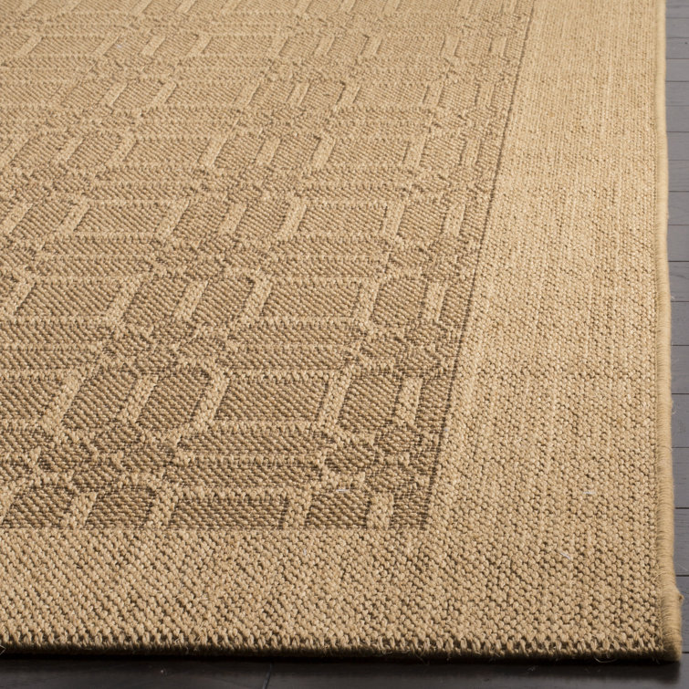 Andressa Beach Jacquard Weave Sisal & Jute Geometric Rug