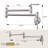 Wall Mounted Brass Pot Filler with 2 Handles-78598340
