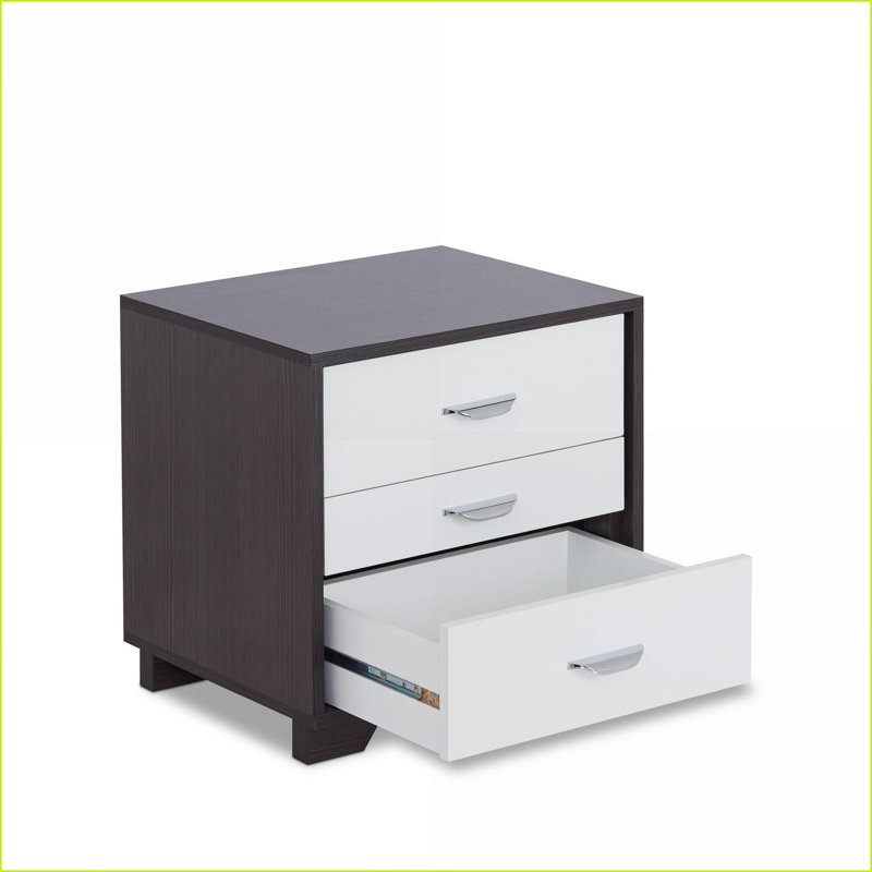 Table de chevet 3 tiroirs Eloy