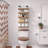 Sorbus 16" Long Floating Shelves with Invisible Mounting Set of 2 - Mahogany-1125589195